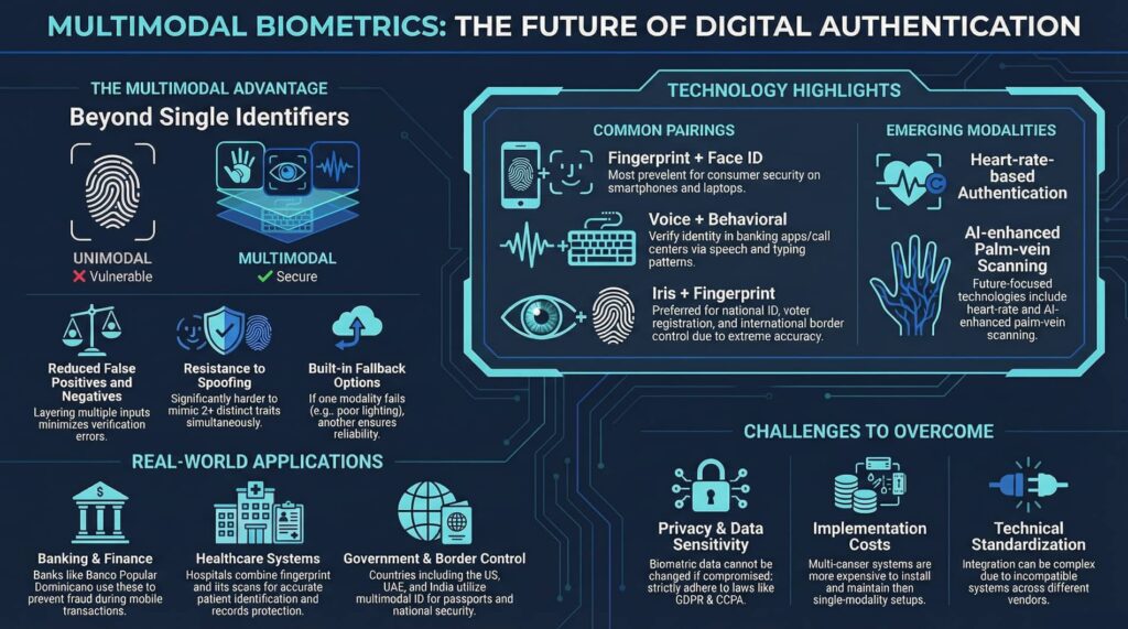 Multimodal biometrics trends: The Future of digital authentication