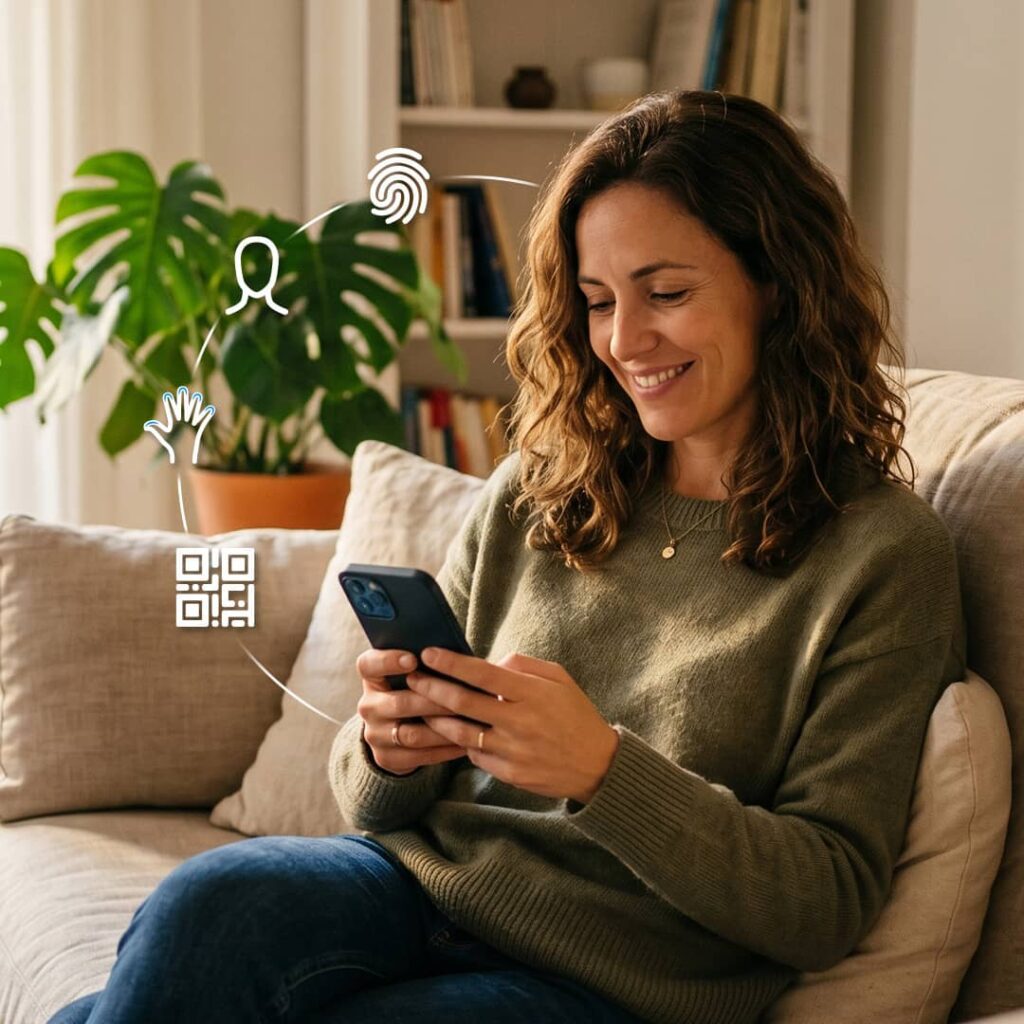 Captura biométrica em dispositivos móveis